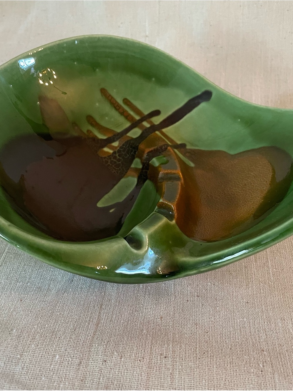 Royal Haegar 4 Notch Ashtray “Earth Wrap Series” earth-tones
